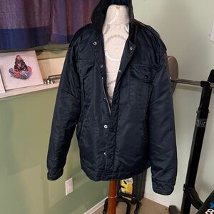Vintage Navy Blue Jacket, police